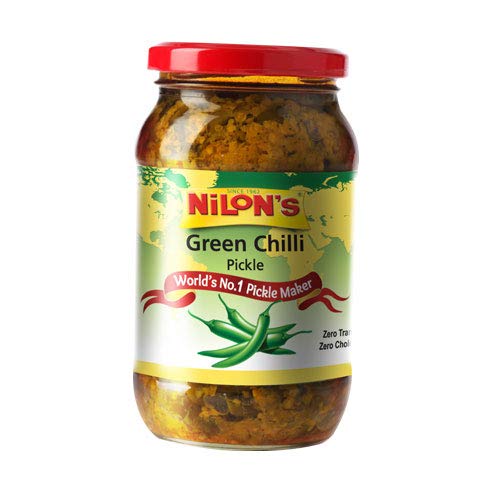 Nilons Green Chilli Pickle 400g